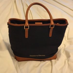 Dooney and Bourke Snakeskin Leather Bucket Bag